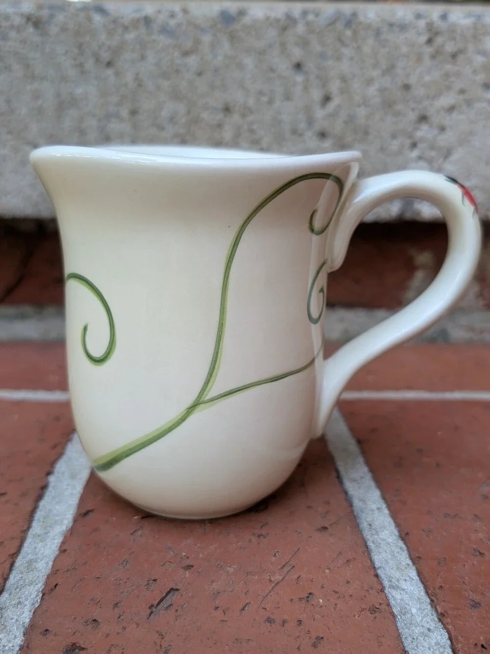 Pier 1 Hand Painted Ladybug Mug